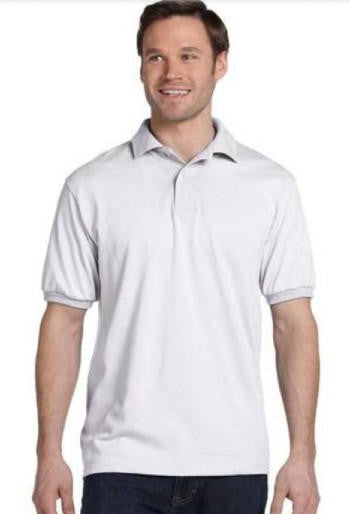 Short Sleeve Polo White