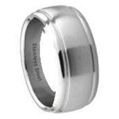 State Shops California Plain Stainless Steel Ring- 6mm Width, .2oz