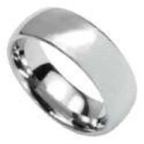 State Shops California Tungsten Ring With Polished Finish - 8mm Width, .3oz