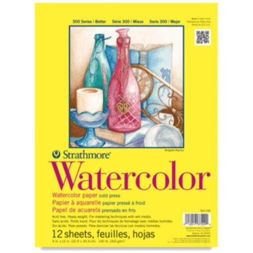 Strathmore Watercolor Pad 12 Sheets 9 x 12