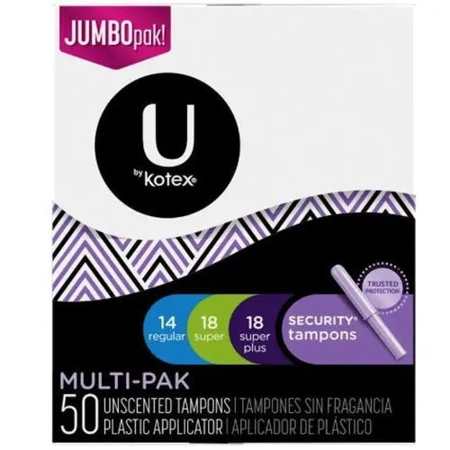 Tampax U by Kotex Tampon Multipack 50ct