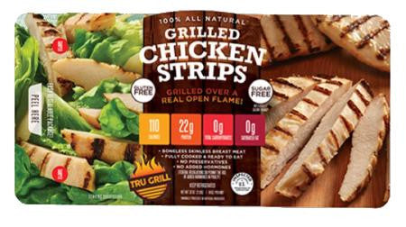 Grilled Chicken Strips 2lbs