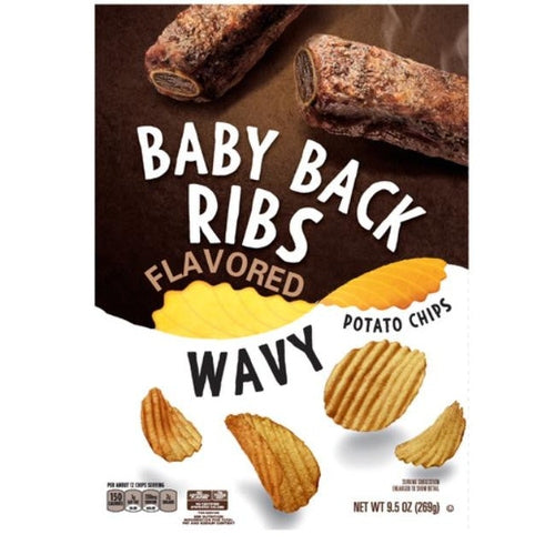 Wavy Baby Back Ribs Chips 9.5oz