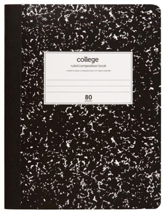 Wilson Inmate Package Program Composition Notebook College Rule