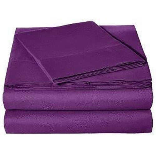 Wilson Inmate Package Program Microfiber Sheet Set - Twin Plum/Purple